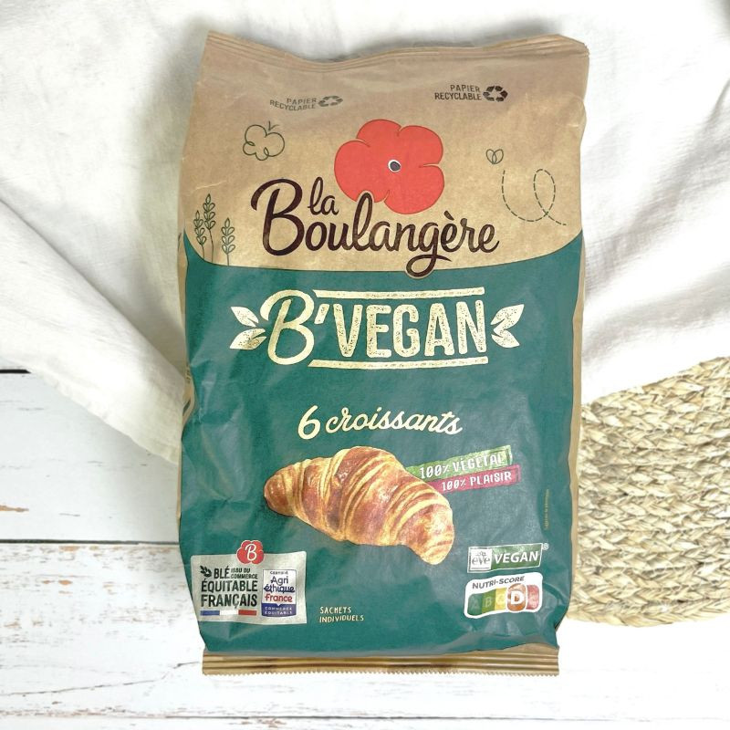 la boulangere croissant vegan x6