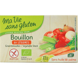 bouillon de légumes bio ma vie sans gluten 72g