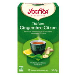 the vert gingembre citron yogi tea x17 sachets