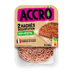 haché végétal dégustation accro 200g