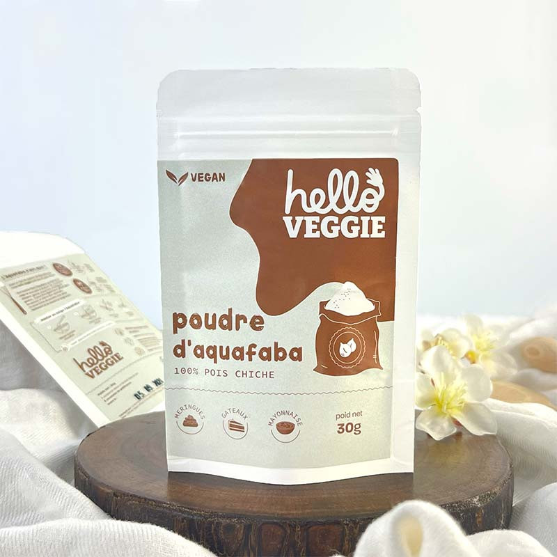 poudre aquafaba pois chiche hello veggie 30g