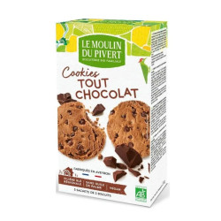 cookies tout chocolat le moulin du pivert 175g