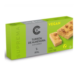 turron vegan amande cannelle Castillo de Jijona 200g