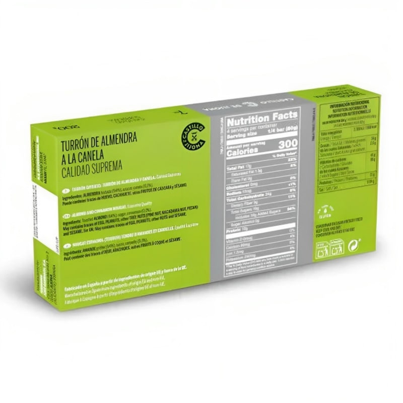 Castillon de Jijona turron cannelle 200g