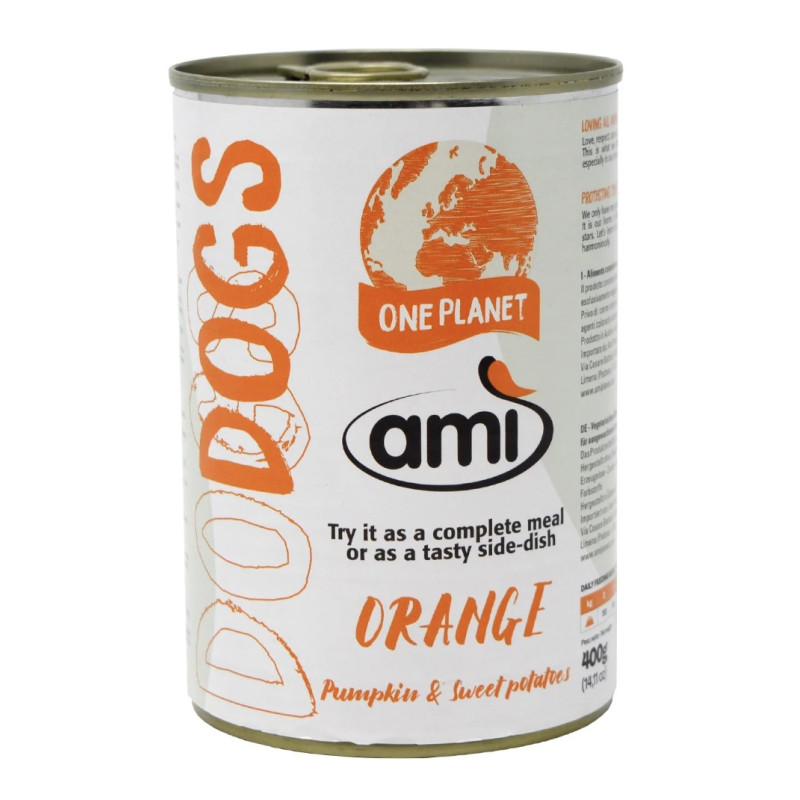 pate chien vegan ami love orange