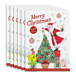 lot calendrier de l'avent vegan windel rouge x6