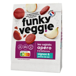 sablés apero Funky Veggie - betterave oignon sel