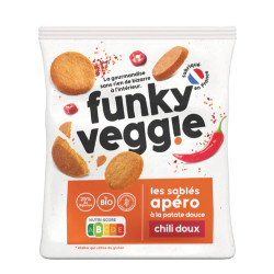 sablés apéro Funky Veggie - patate douce chili doux