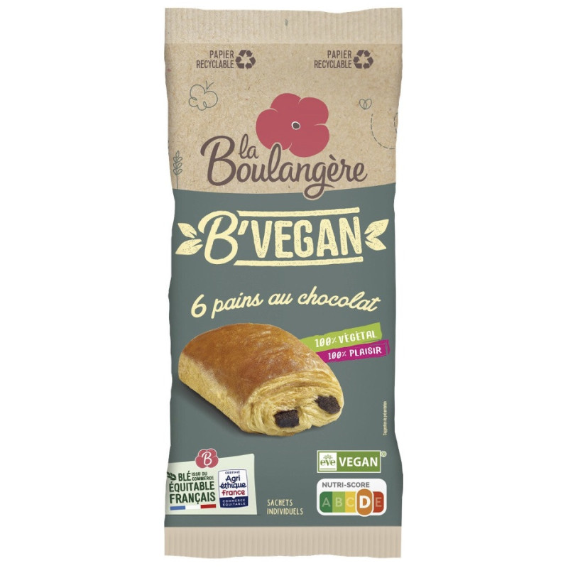 pain au chocolat vegan la boulangère