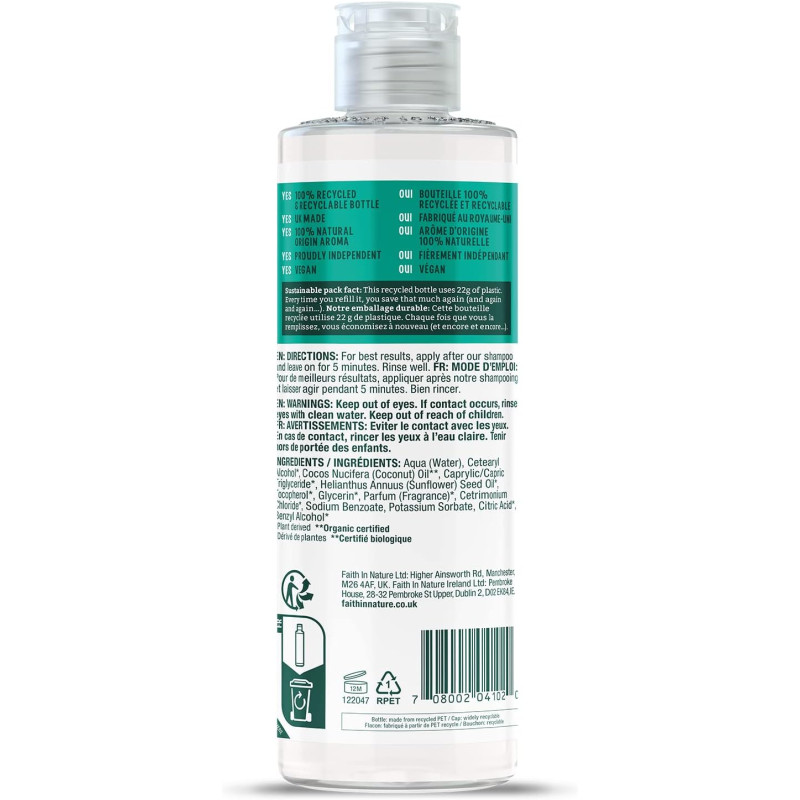 Faith in Nature conditioner coconut - back