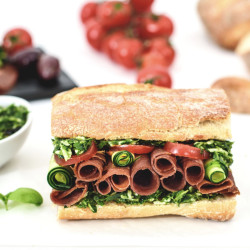 tranches bresaola wheaty sandwich