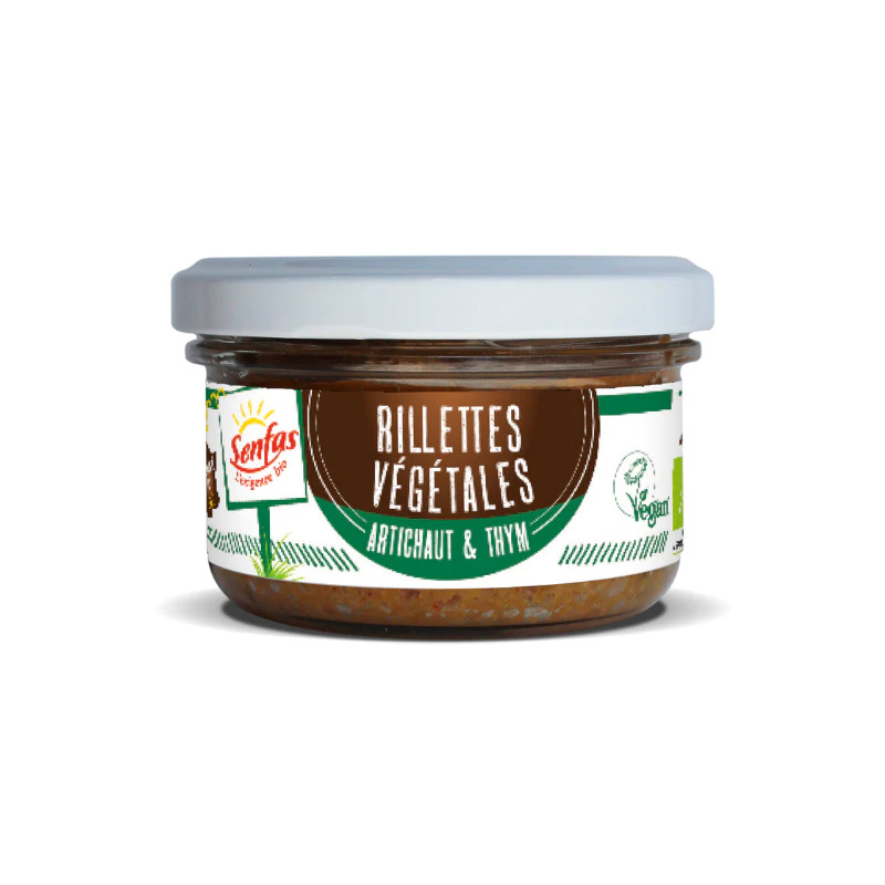 rillettes végétales artichaut thym