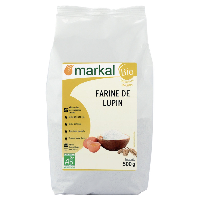 MARKAL Farine de Pois Chiches 500G Bio - : : Epicerie