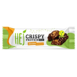 crispy protein bar double peanut hej natural 45g