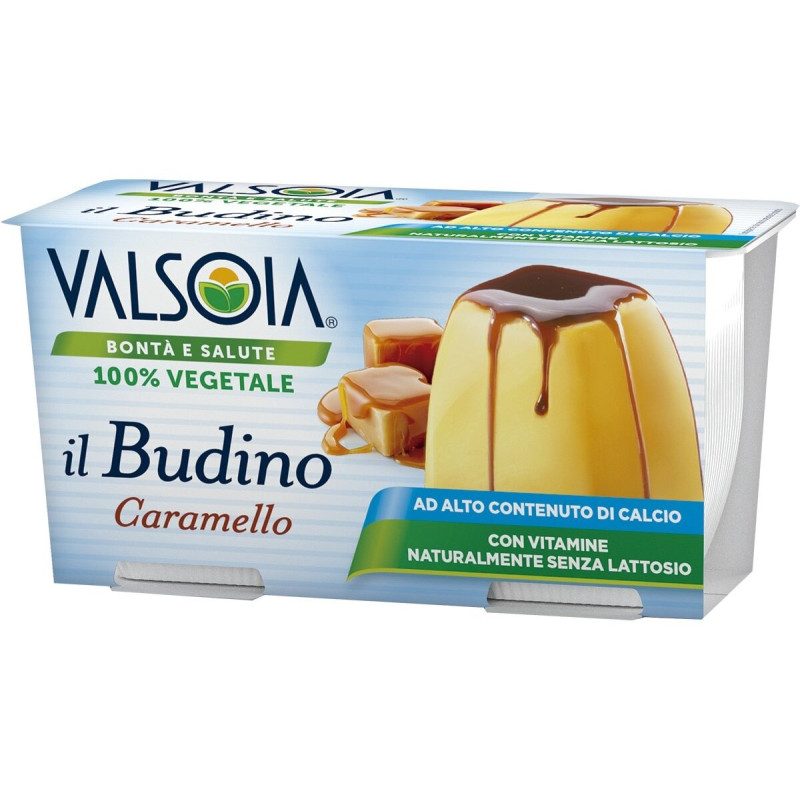 pudding vegan caramel Valsoia