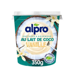 yaourt alpro coco vanille 350g