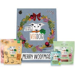 calendrier de l'avent pour chien Merry Woofmas Vegdog