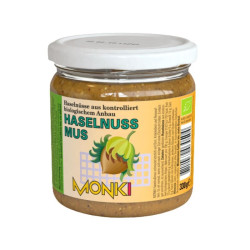 puree de noisettes bio monki 330g