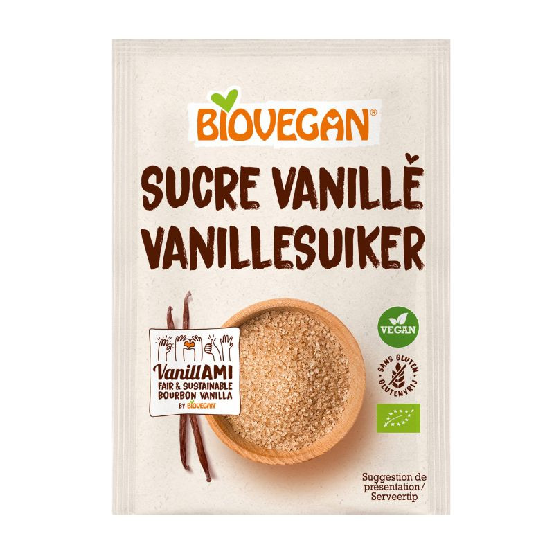 sucre vanillee en sachets biovegan x4