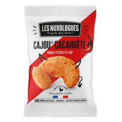 Noix de cajou et cacahuètes piment d'Espelette AOP Les nuxologues