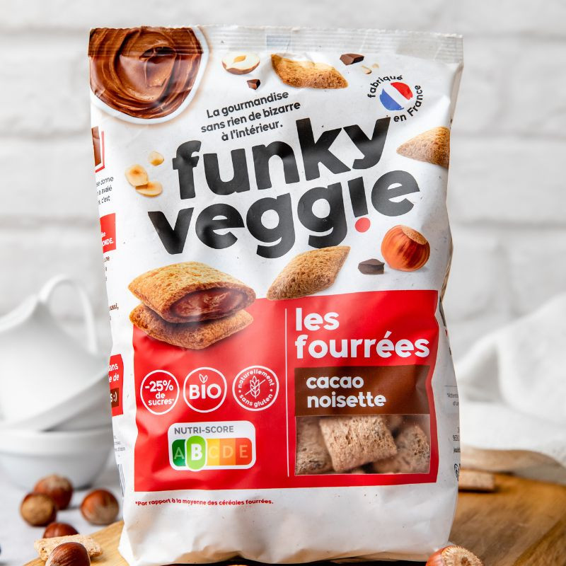funky veggie céréales les fourrées cacao noisette