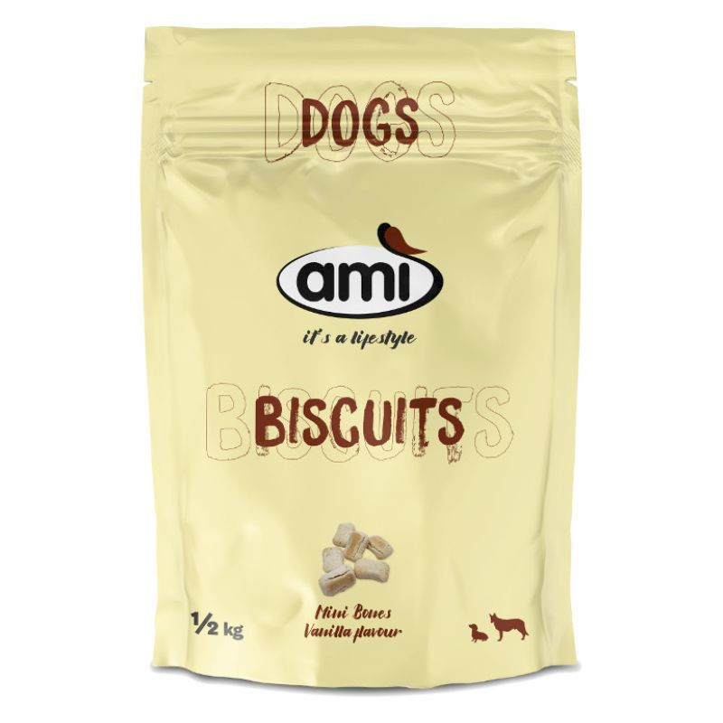 vegan dog biscuits vanille ami pet food