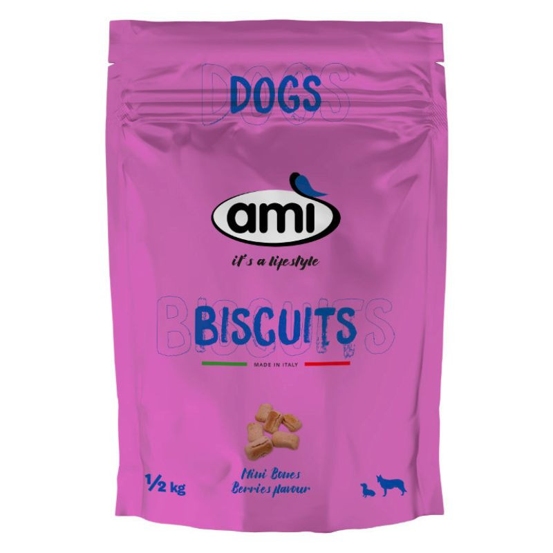 vegan dog biscuits ami pet food fruits rouges