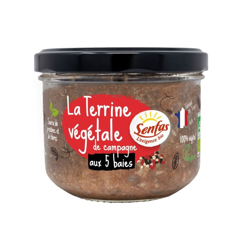 terrine végétale de campagne senfas aux 5 baies