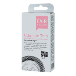 préservatif vegan ultimate thin fair squared international version x10