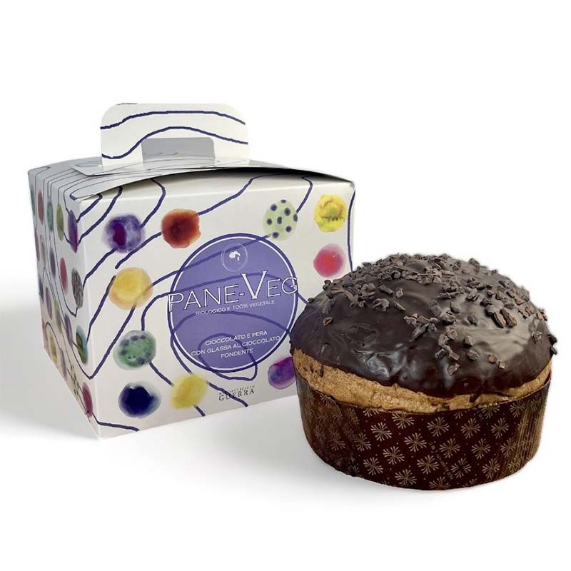 panettone vegan biscottificio guerra poire chocolat