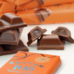 tablette m*lk chocolate dark cocoa orange rhythm 108