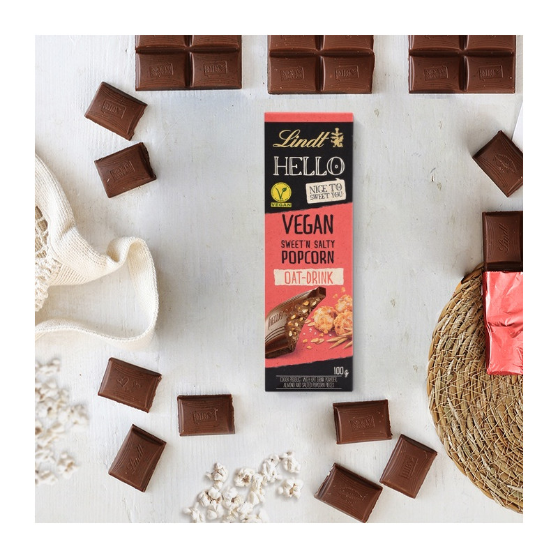 lindt hello vegan popcorn