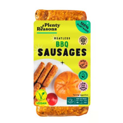 Meatless BBQ Sausages Plenty Reasons 180g