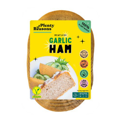 Meatless garlic ham plenty reasons 120g