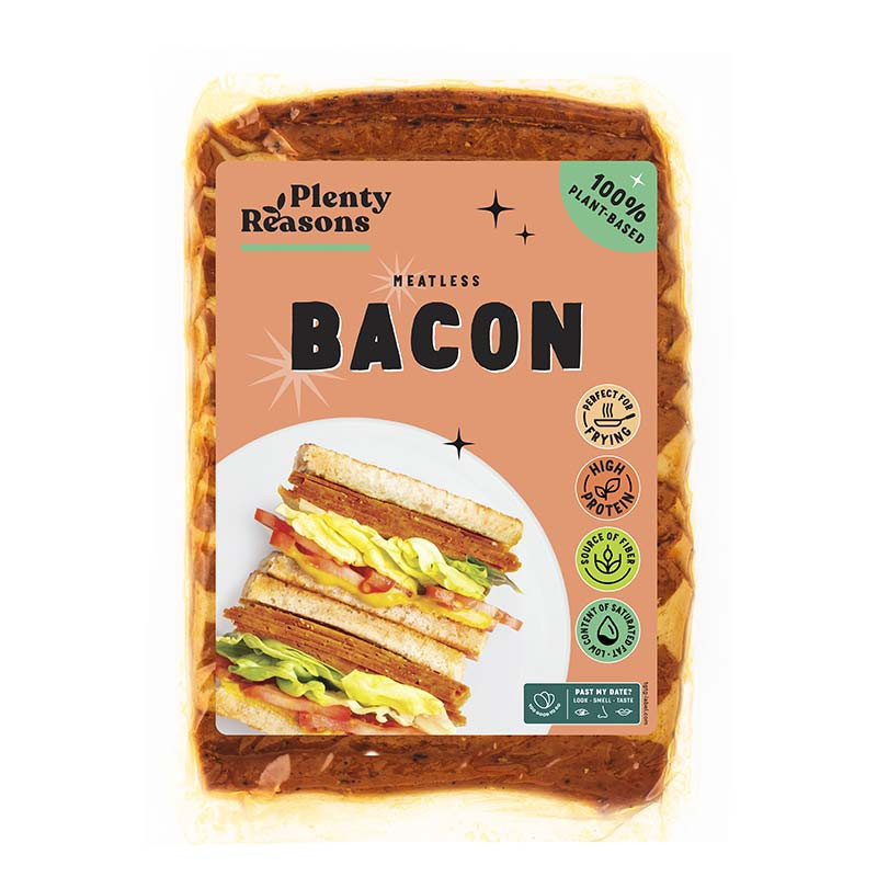 Meatless bacon plenty reasons 150g