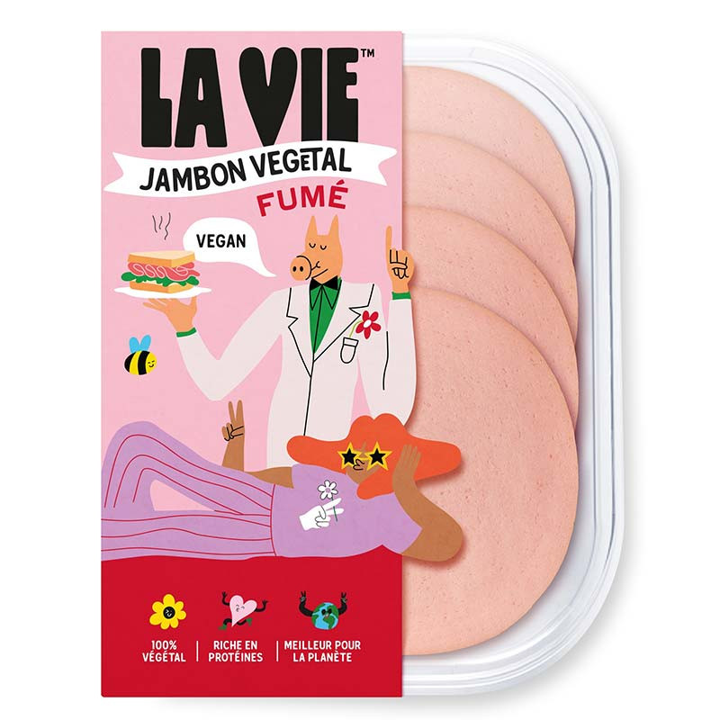 Jambon végétal fumé La Vie