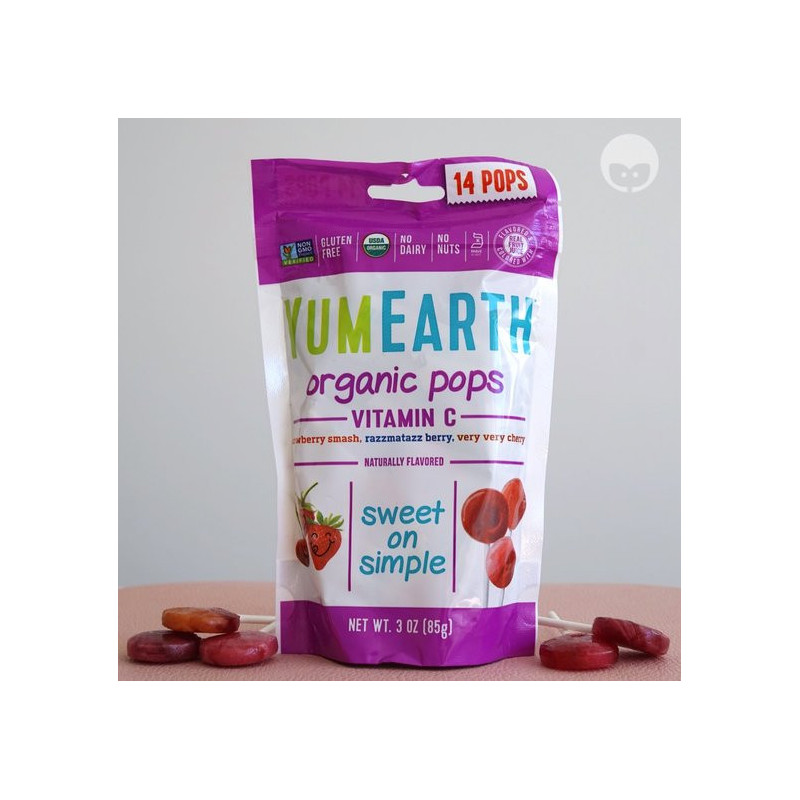 yumearth sucette fruits rouges