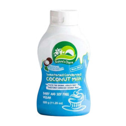 lait de coco concentré sucré nature's charm bouteille