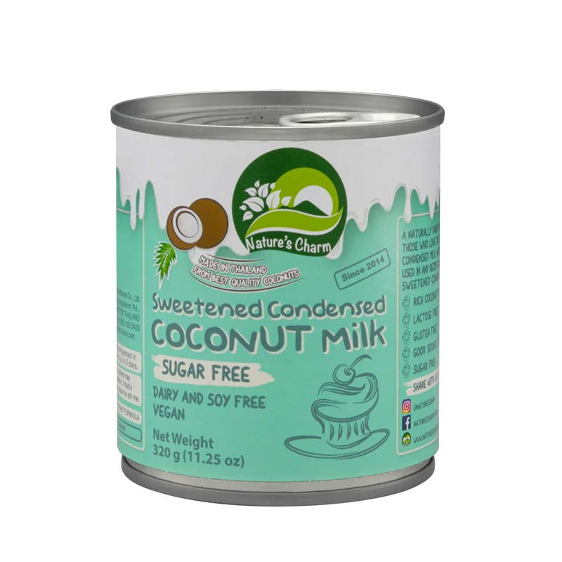 lait de coco concentré sans sucres nature's charm
