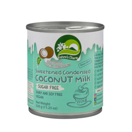 lait de coco concentré sans sucres nature's charm