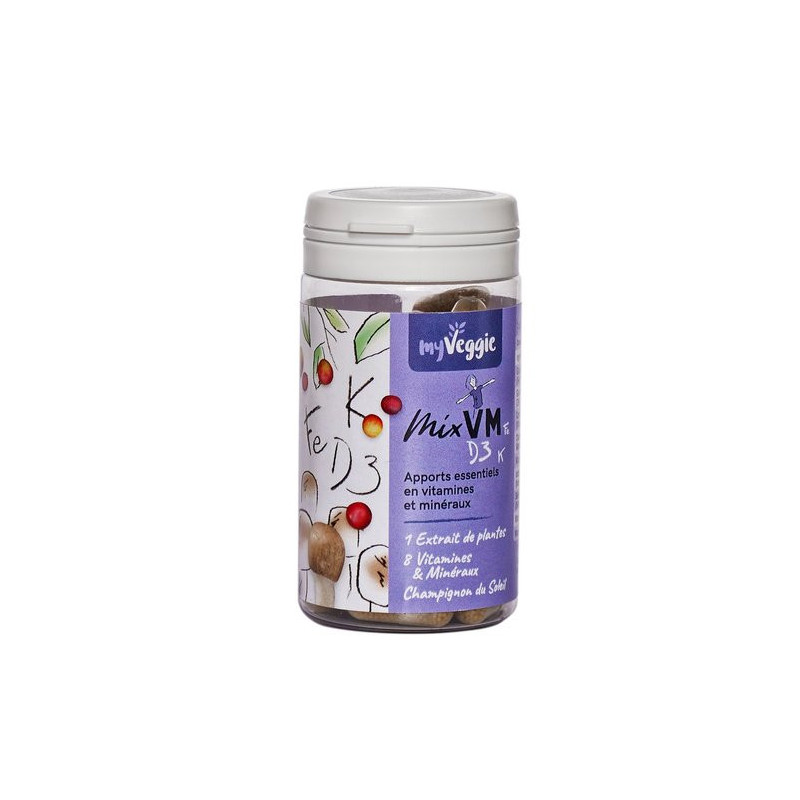 Vitamines minéraux myveggie