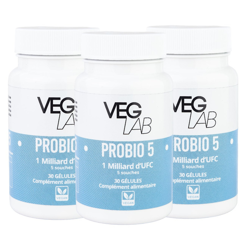 lot probio 5 veglab x3