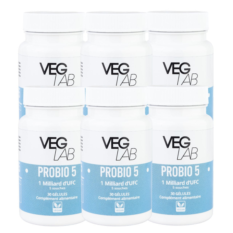 lot probio 5 veglab x6