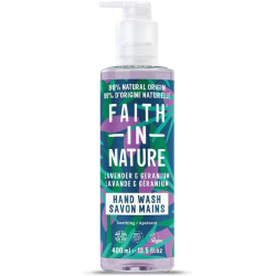 savon liquide mains faith in nature lavender geranium 400ml