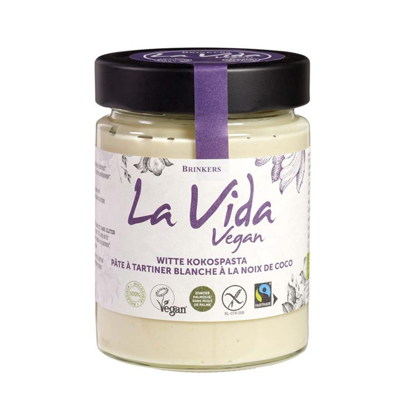 pâte à tartiner blanche noix de coco la vida vegan brinkers