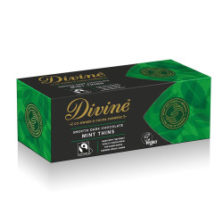 divine dark chocolate mint thins 200g