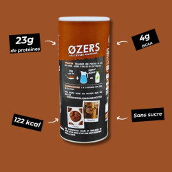 ozers nutrition proteine vegetale chocolat noisette