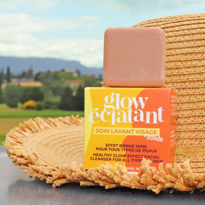 nettoyant solide lamazuna peau normale glow eclatant