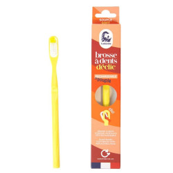 brosse a dents rechargeable lamazuna souple jaune