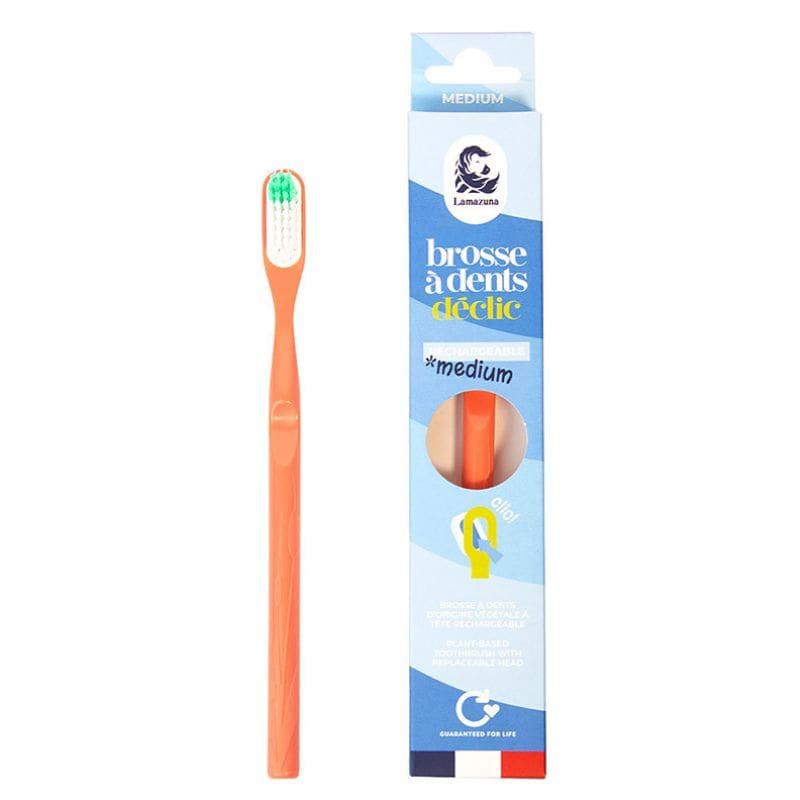 brosse a dents rechargeable lamazuna medium corail